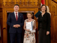Dr. Molnár Ferenc, Bartos Erika, Borsos-Papp Natália, az Energiaügyi Minisztérium helyettes államtitkára