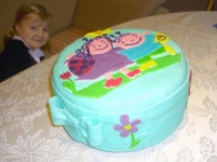 Réka Bogyó és Babóca tortája, 5. születésnapjára - Készítette: Anyukája, Barkai Krisztina