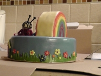Kinek készült a torta: Sára 2. születésnapjára Ki készítette a tortát: Hermeszné Judit