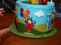 Bálint elsõ születésnapi tortája, készítette édesanyja: Bozsó Judit